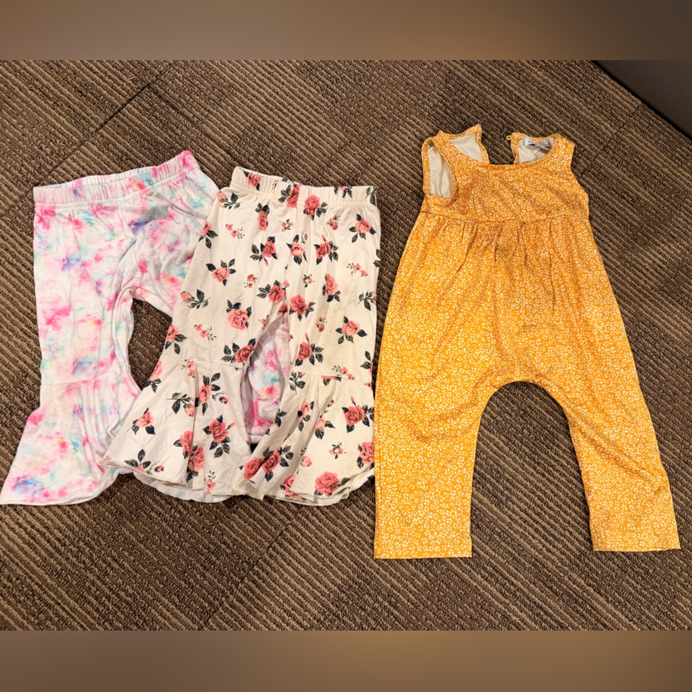 Bailey’s blossoms bell bottom pants 12month